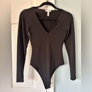 Black Long Sleeve Bodysuit